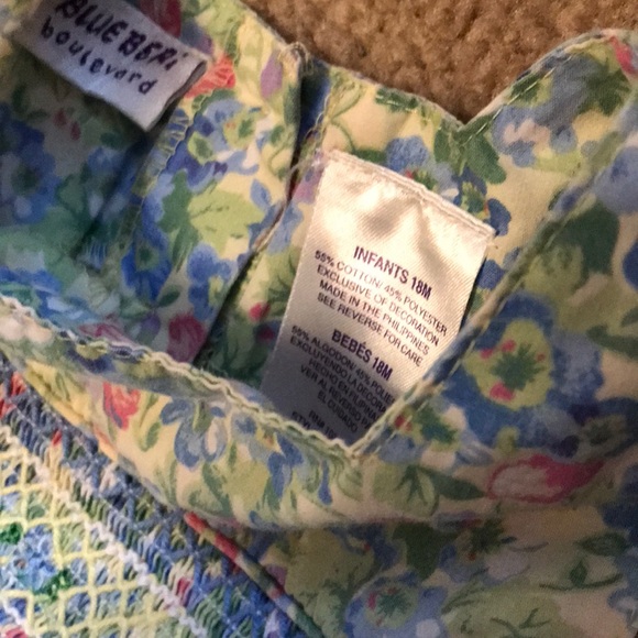 Blueberi Boulevard Floral Dress:18MO - Picture 8 of 8